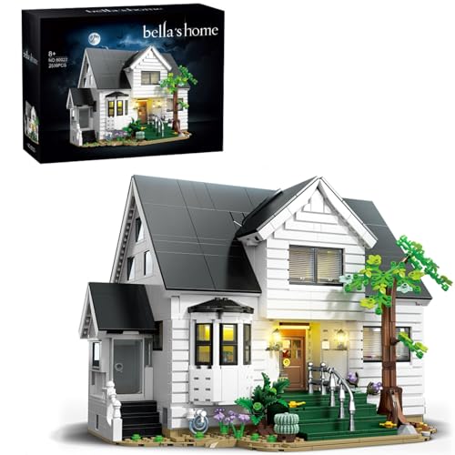 Ebortsin Halloween Haus Bausteine Kits, Bellas Haus Sammlerstück Dekor Bauspielzeug, Kreatives Geschenk für Freunde und Fans, Horrorfilme Haus Klemmbausteine Modell, 2539+ Teile Ebortsin Halloween Haus Bausteine Kits, Bellas Haus Sammlerstück Dekor Bauspielzeug, Kreatives Geschenk für Freunde und Fans, Horrorfilme Haus Klemmbausteine Modell, 2539+ Teile von Ebortsin