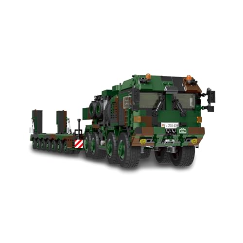 Ebortsin Technik Panzer Bausteine Modell, WW2 Panzer Klemmbausteine Militär Panzer Spielzeug, SLT Panzer Bausteine Modellbausatz, Geschenk für Erwachsene und Kinder, 1912 Teile von Ebortsin