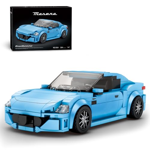 Ebortsin Technik Rennwagen Bausteine Modellauto für Masarati, 384 Teile Speed Champions Rennwagen Klemmbausteine Spielzeug, Geschenk für Erwachsene und Kinder, Kompatibel mit L*** Ebortsin Technik Rennwagen Bausteine Modellauto für Masarati, 384 Teile Speed Champions Rennwagen Klemmbausteine Spielzeug, Geschenk für Erwachsene und Kinder, Kompatibel mit L*** von Ebortsin