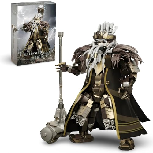 Lord of Ring Zwergenkönig Action Figur Bausteine mit Waffen, 1238 Stück Film Charaktere Herr de Rings Modell Bausatz, STEM Baustein Geschenk für Lord Lover, kompatibel mit L*** Lord of Ring Zwergenkönig Action Figur Bausteine mit Waffen, 1238 Stück Film Charaktere Herr de Rings Modell Bausatz, STEM Baustein Geschenk für Lord Lover, kompatibel mit L*** von Ebortsin
