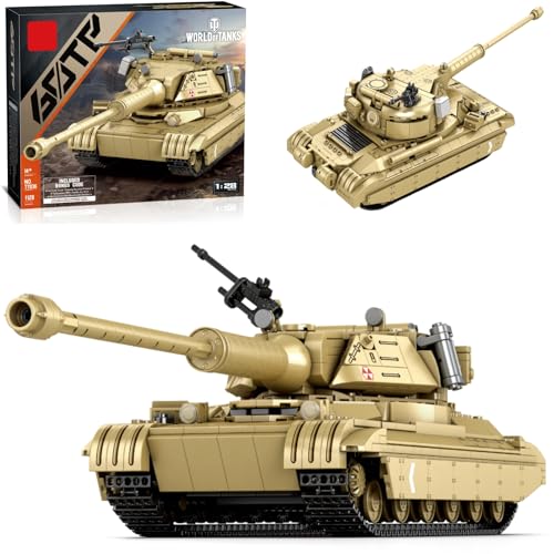 Militär Panzer Bausteine Set, 1:28 Panzer Klemmbausteine Set, Militärpanzer Armee Modell Bauspielzeug Welt der Panzers Thema, Geschenk für Erwachsene und Jungen, 1126 Teile Militär Panzer Bausteine Set, 1:28 Panzer Klemmbausteine Set, Militärpanzer Armee Modell Bauspielzeug Welt der Panzers Thema, Geschenk für Erwachsene und Jungen, 1126 Teile von Ebortsin