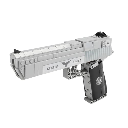 Technik Baustein Pistole für Erwachsene, 1:1 Desert Eagle Pistole Bausteine, MOC Klemmbausteine Schießwaffe Bauset Modell, Spielzeug Geschenke für Militärbegeisterte, 528 Teile Technik Baustein Pistole für Erwachsene, 1:1 Desert Eagle Pistole Bausteine, MOC Klemmbausteine Schießwaffe Bauset Modell, Spielzeug Geschenke für Militärbegeisterte, 528 Teile von Ebortsin