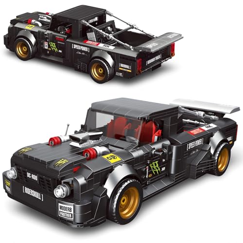 Technik F-150 Pickup Truck Bausteine Geländewagen Bausatz, 906+ Teile Pickup Truck Klemmbausteine Modellbausatz, Geschenk für Erwachsene und Kinder, Kompatibel mit L*** Technik F-150 Pickup Truck Bausteine Geländewagen Bausatz, 906+ Teile Pickup Truck Klemmbausteine Modellbausatz, Geschenk für Erwachsene und Kinder, Kompatibel mit L*** von Ebortsin