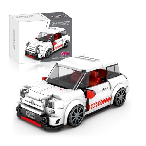 Technik Sportwagen Bausteine für Fiatts, 325 Teile Speed Champions Rennwagen Bausteine Spielzeug, Geschenk für Erwachsene und Kinder, Kompatibel mit L*** Technik Sportwagen Bausteine für Fiatts, 325 Teile Speed Champions Rennwagen Bausteine Spielzeug, Geschenk für Erwachsene und Kinder, Kompatibel mit L*** von Ebortsin