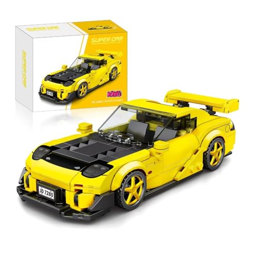 Technik Sportwagen Bausteine für Mazida RX-7, 351 Teile Speed Champions Rennwagen Bausteine Spielzeug, Geschenk für Erwachsene und Kinder, Kompatibel mit L*** Technik Sportwagen Bausteine für Mazida RX-7, 351 Teile Speed Champions Rennwagen Bausteine Spielzeug, Geschenk für Erwachsene und Kinder, Kompatibel mit L*** von Ebortsin