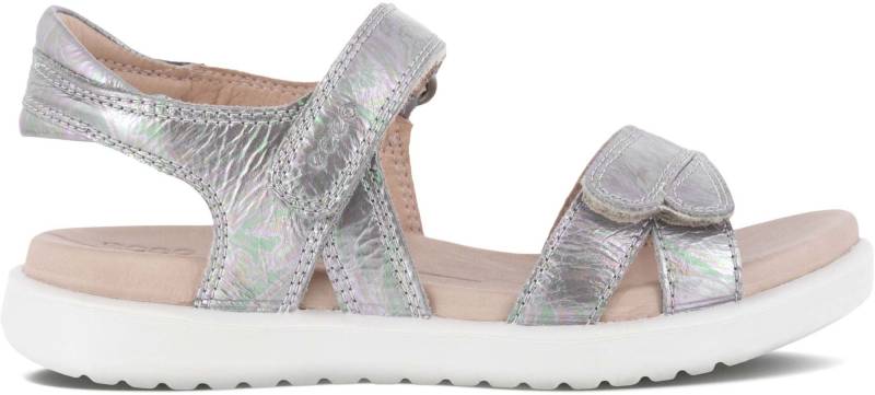 Ecco Flora Kinder Sandalen, Silver Iridescent, 25 von Ecco