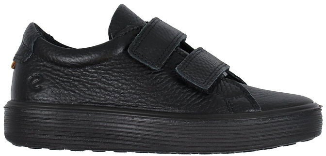 Ecco Soft 60 K Kinder Sneaker, Black, 27, Kinderschuhe von Ecco