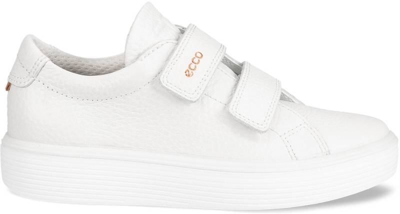 Ecco Soft 60 K Kinder Sneaker, White, 28, Kinderschuhe von Ecco