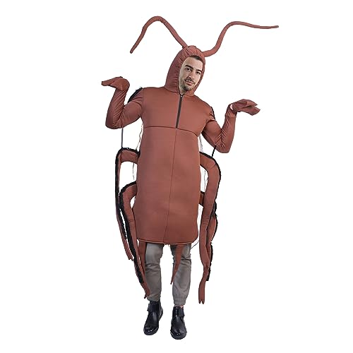 Echden Hybrid-Kostüm, Kakerlake und Marienkäfer, Unisex, gruselige Halloween-Kostüme, Kakerlakenkostüm, Kostüm, für Halloween, Party, Pranks (Erwachsene) von Echden