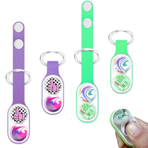Echehi 2 Stück Magnete Fidget Toys, Tragbares Stressabbau Spielzeug, Anti Stress & Konzentration, Ideal für Erwachsene und Kinder. Lila, Grün Echehi 2 Stück Magnete Fidget Toys, Tragbares Stressabbau Spielzeug, Anti Stress & Konzentration, Ideal für Erwachsene und Kinder. Lila, Grün von Echehi