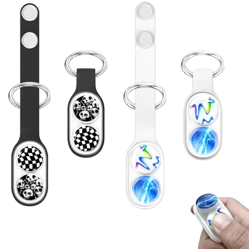 Echehi 2 Stück Magnete Fidget Toys, Tragbares Stressabbau Spielzeug, Anti Stress & Konzentration, Ideal für Erwachsene und Kinder. Weiß, Schwarz Echehi 2 Stück Magnete Fidget Toys, Tragbares Stressabbau Spielzeug, Anti Stress & Konzentration, Ideal für Erwachsene und Kinder. Weiß, Schwarz von Echehi