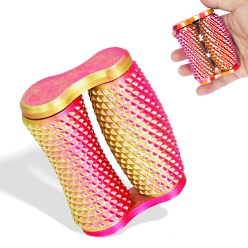 Echehi Handliches Fidget Toys, Sensorik Spielzeug zum Stressabbau, Fördert Konzentration, Klarheit und Handübungen. Gold-Farbverlauf von Echehi