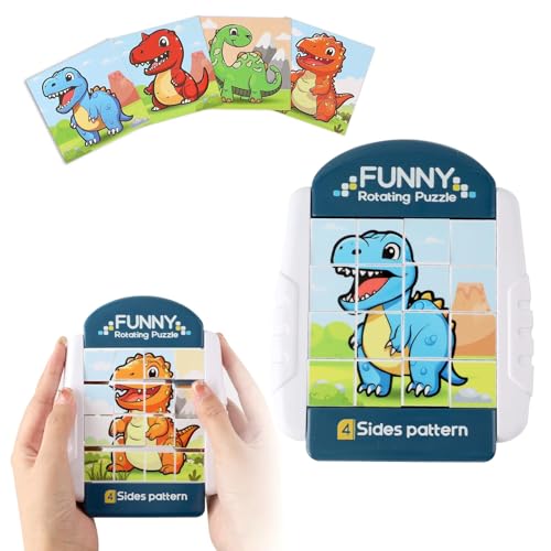 Flugzeug Autofahrt Hochzeit Beschäftigung Fidget Toys Kinder 4 in 1 Puzzle Geduldspiele Lernspielzeug Motorikspielzeug ab 1 2 3 4 5 6 Restaurant Reisespiele Geschenk Junge Mädchen - Dinosaurier Flugzeug Autofahrt Hochzeit Beschäftigung Fidget Toys Kinder 4 in 1 Puzzle Geduldspiele Lernspielzeug Motorikspielzeug ab 1 2 3 4 5 6 Restaurant Reisespiele Geschenk Junge Mädchen - Dinosaurier von EclipseGuard