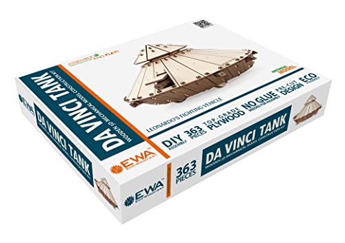 EWA Eco-Wood-Art EWA EcoWoodArt 3D Holzpuzzle für Jugendliche und Erwachsene-Mechanischer Panzer T-34 Modell-DIY-Bausatz, Da Vinci Fahrzeug, Selbstmontage, kein Kleber erforderlich EWA Eco-Wood-Art EWA EcoWoodArt 3D Holzpuzzle für Jugendliche und Erwachsene-Mechanischer Panzer T-34 Modell-DIY-Bausatz, Da Vinci Fahrzeug, Selbstmontage, kein Kleber erforderlich von EWA Eco-Wood-Art
