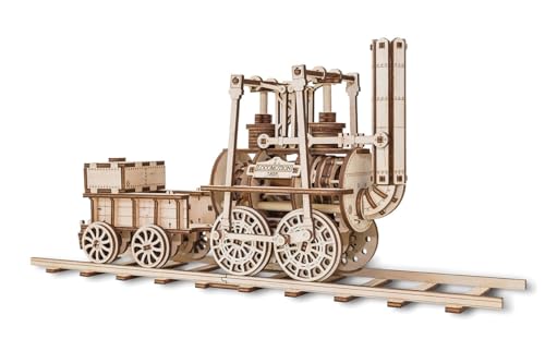 EWA Eco-Wood-Art Locomotion EWA EcoWoodArt 3D Holzpuzzle für Jugendliche und Erwachsene-Mechanische 1 Modell-DIY-Bausatz für Lokomotive, Eisenbahn, Selbstmontage, kein Klebstoff erforderlich EWA Eco-Wood-Art Locomotion EWA EcoWoodArt 3D Holzpuzzle für Jugendliche und Erwachsene-Mechanische 1 Modell-DIY-Bausatz für Lokomotive, Eisenbahn, Selbstmontage, kein Klebstoff erforderlich von EWA Eco-Wood-Art