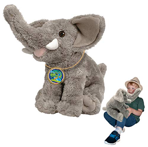 EcoBuddiez - Elefant von Deluxebase. Großes 30cm weiches Plüschtier aus recycelten Plastikflaschen. Umweltfreundliches kuscheliges Geschenk für Kinder und süß Stofftier für Kleinkinder. EcoBuddiez - Elefant von Deluxebase. Großes 30cm weiches Plüschtier aus recycelten Plastikflaschen. Umweltfreundliches kuscheliges Geschenk für Kinder und süß Stofftier für Kleinkinder. von EcoBuddiez