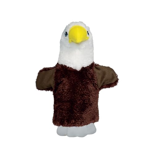 EcoBuddiez Hand Puppet - Eagle von Deluxebase. Eagle Plüsch Handpuppen für Kinder. Eco-Friendly Tier Spielzeug Puppe für Pretend Play und Kinder Geschenke. EcoBuddiez Hand Puppet - Eagle von Deluxebase. Eagle Plüsch Handpuppen für Kinder. Eco-Friendly Tier Spielzeug Puppe für Pretend Play und Kinder Geschenke. von EcoBuddiez