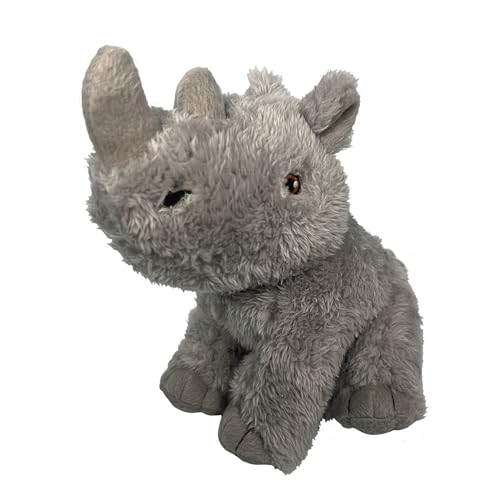 EcoBuddiez - Nashorn von Deluxebase. Kleine Plüschtiere, 17 cm, aus recycelten Plastikflaschen hergestellt. Umweltfreundliches, kuscheliges Geschenk für Kinder. EcoBuddiez - Nashorn von Deluxebase. Kleine Plüschtiere, 17 cm, aus recycelten Plastikflaschen hergestellt. Umweltfreundliches, kuscheliges Geschenk für Kinder. von EcoBuddiez