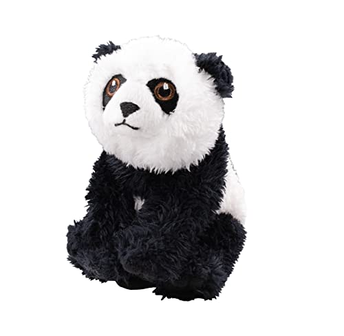 EcoBuddiez - Panda von Deluxebase. Kleine weiche Plüschtiere aus recycelten Plastikflaschen. Umweltfreundliches Kuschelgeschenk für Kinder und niedliches Kuscheltier für Kleinkinder. von EcoBuddiez