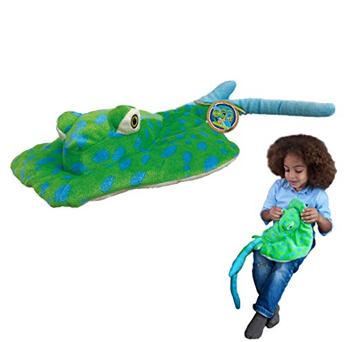 EcoBuddiez - Stachelrochen von Deluxebase. Großes 67cm weiches Plüschtier aus recycelten Plastikflaschen. Umweltfreundliches kuscheliges Geschenk für Kinder und süß Stofftier für Kleinkinder. EcoBuddiez - Stachelrochen von Deluxebase. Großes 67cm weiches Plüschtier aus recycelten Plastikflaschen. Umweltfreundliches kuscheliges Geschenk für Kinder und süß Stofftier für Kleinkinder. von EcoBuddiez