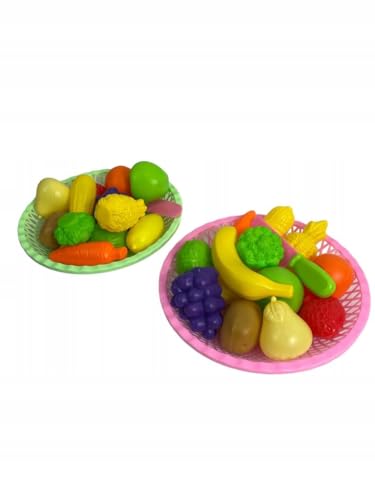 AMPQ Kunststoff Obst und Gemüse zum Schneiden Set - Kinderküche Zubehör für Mädchen und Jungen ab 3 4 5 Jahren - Spielküche Zubehör Kinder AMPQ Kunststoff Obst und Gemüse zum Schneiden Set - Kinderküche Zubehör für Mädchen und Jungen ab 3 4 5 Jahren - Spielküche Zubehör Kinder von EcoTraps