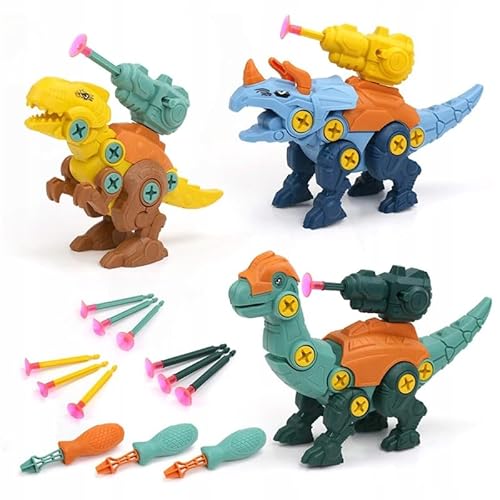 EcoTraps AMPQ Dino Spielzeug Dinosaurier Figuren DIY - Dinosaurier Spielzeug für Jungen und Mädchen ab 3 4 5 Jahren - Dinosaurier Roboter, Dinosaurier Figur (Grün) von EcoTraps