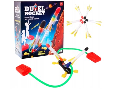 EcoTraps AMPQ Raketen Spielzeug für Kinder - Outdoor Spielzeug ab 3 Jahre für Mädchen und Jungen - Garten Spielzeug Kinder Geschenk für 3 Jährigen Jungen (6619A) von EcoTraps