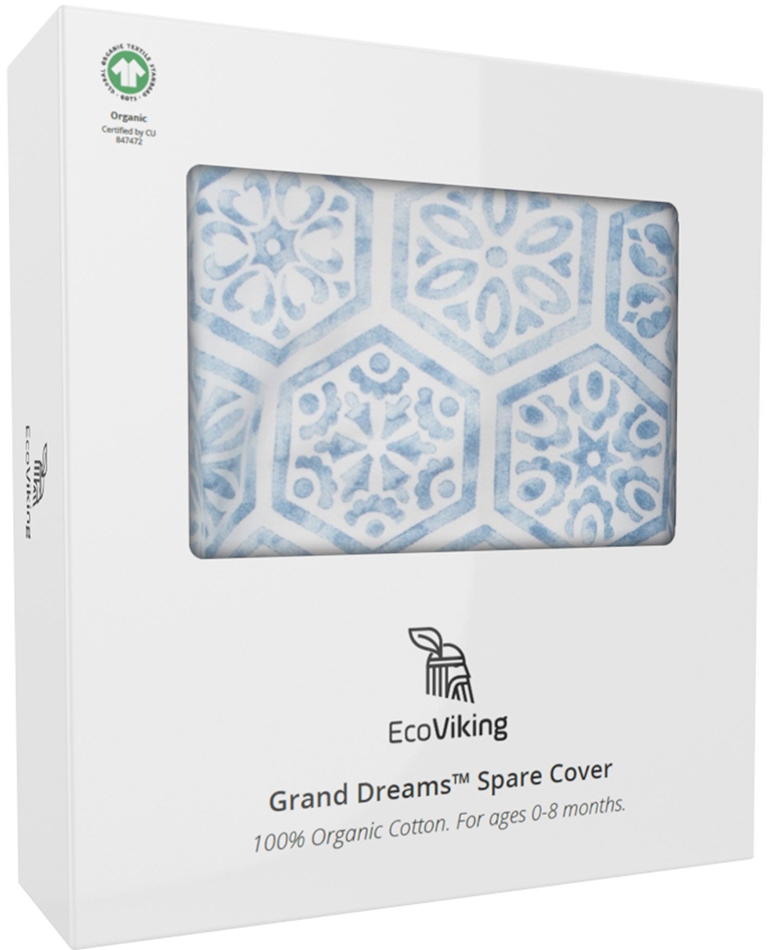 EcoViking Organic Babynest Bezug Mediterranean Blue EcoViking Organic Babynest Bezug Mediterranean Blue von EcoViking
