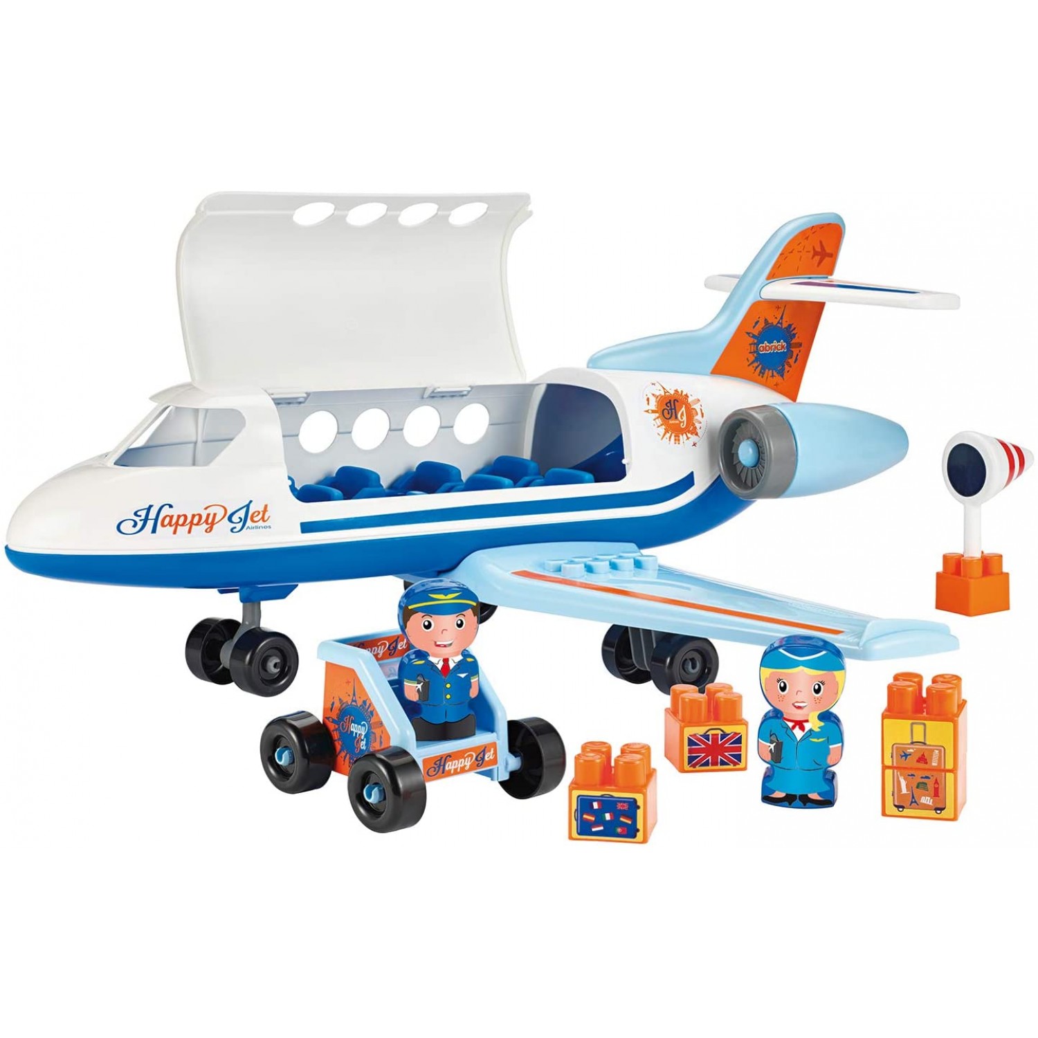 Bau Ecoiffier Abrick Flugzeug von Ecoiffier