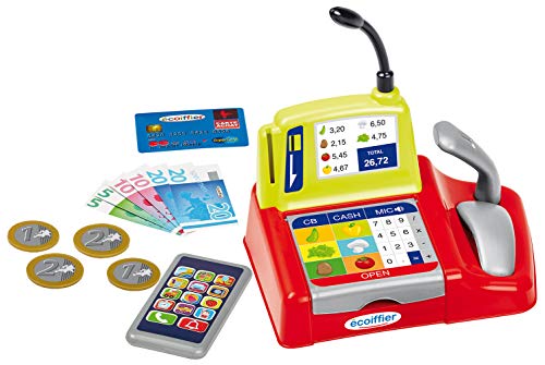 Ecoiffier 2594 Supermarktkasse + Smartphone, rot, grün, grau, blau, schwarz Ecoiffier 2594 Supermarktkasse + Smartphone, rot, grün, grau, blau, schwarz von Ecoiffier