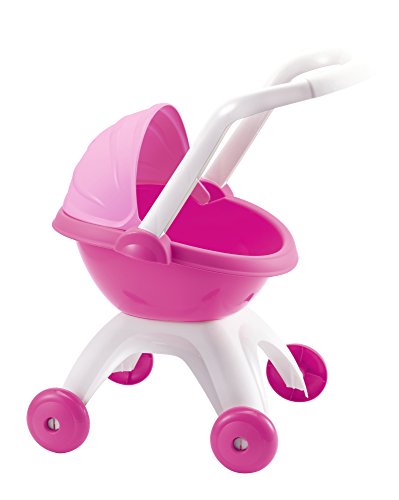 Ecoiffier 2847 Autre Puppenwagen, Rosa/Weiß, Norme von Ecoiffier