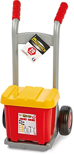 Ecoiffier 7600002381 - Transportkarre mit Werkzeugbox von Ecoiffier