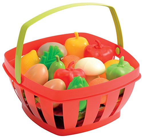 Ecoiffier 966 - Einkaufskorb mit Gemüse und Früchten, Zubehör, grün Ecoiffier 966 - Einkaufskorb mit Gemüse und Früchten, Zubehör, grün von Ecoiffier