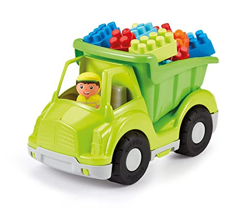 Ecoiffier Spielzeug 1483 x 6 – LKW gefüllt – Abrick – Bauspiel für Kinder – ab 18 Monaten von Ecoiffier