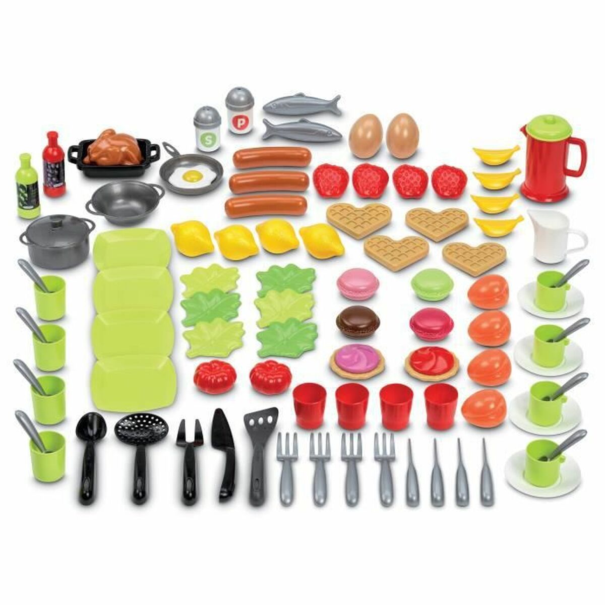 Kit aus Spielzeuglebensmittel Ecoiffier 100 Stücke Kit aus Spielzeuglebensmittel Ecoiffier 100 Stücke von Ecoiffier