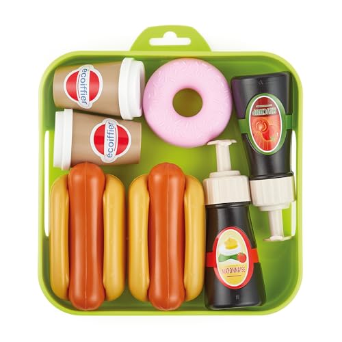 Toys Ecoiffier – 929 – Tablett Hot Dog – Imitationen von Lebensmitteln für Kinder – ab 18 Monaten von Ecoiffier