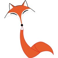 Ecoline Drachen Fox Kite Spannweite (Details) 960mm von Ecoline