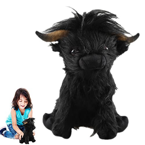 Ecoticfate Hochlandkuh Plüschtier, 28cm Tierrealistisches Kuscheltier Hochlandrind Stofftier Figur Spielzeug Rind Kuschel Langhaar Stier Spielzeugpuppe Plüschtier Für Kinder Ecoticfate Hochlandkuh Plüschtier, 28cm Tierrealistisches Kuscheltier Hochlandrind Stofftier Figur Spielzeug Rind Kuschel Langhaar Stier Spielzeugpuppe Plüschtier Für Kinder von Ecoticfate