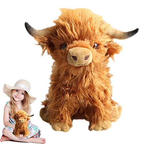 Hochlandkuh Plüschtier, Hochlandkuh Weichpuppen, 28cm Tierrealistisches Kuscheltier Hochlandrind Stofftier Figur Spielzeug Rind Kuschel Langhaar Stier SpielzeugSpielzeugpuppe Plüschtier Für Kinder Hochlandkuh Plüschtier, Hochlandkuh Weichpuppen, 28cm Tierrealistisches Kuscheltier Hochlandrind Stofftier Figur Spielzeug Rind Kuschel Langhaar Stier SpielzeugSpielzeugpuppe Plüschtier Für Kinder von Ecoticfate