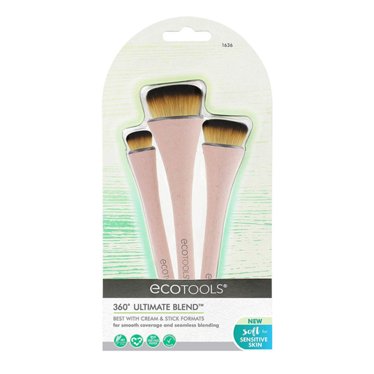 Make-Up Pinsel 360º Ultimate Ecotools 1636 (2 pcs) 3 Stücke von Ecotools
