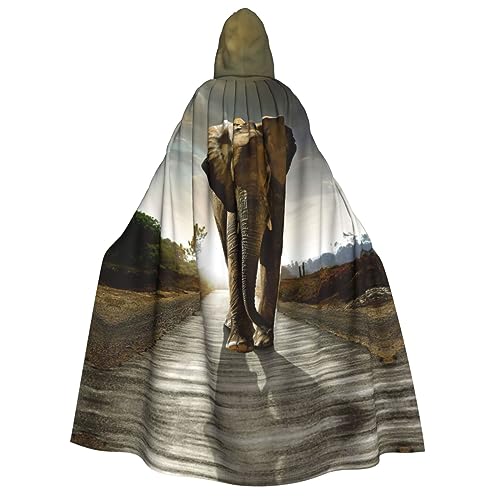 3D-Umhang mit Elefanten-Druck, Deluxe-Umhang für Erwachsene, langlebig, Cosplay, Halloween, Party, Hexenkostüm 3D-Umhang mit Elefanten-Druck, Deluxe-Umhang für Erwachsene, langlebig, Cosplay, Halloween, Party, Hexenkostüm von EdWal