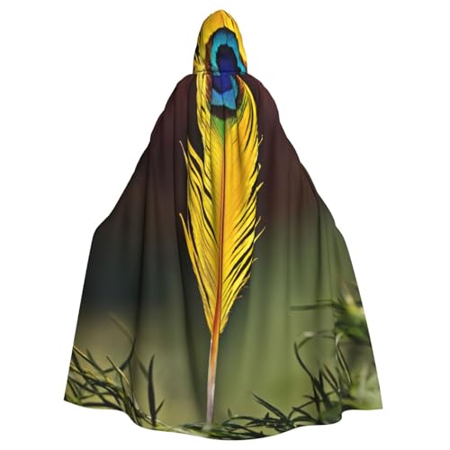EdWal Federdruck Unisex Erwachsene Kapuzenumhang Umhang Uniform Kapuzenmantel für Halloween Cosplay Kostüme von EdWal
