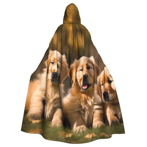 EdWal Golden Retriever Kapuzenumhang mit Kapuze, Unisex, für Erwachsene, für Halloween, Cosplay-Kostüme EdWal Golden Retriever Kapuzenumhang mit Kapuze, Unisex, für Erwachsene, für Halloween, Cosplay-Kostüme von EdWal