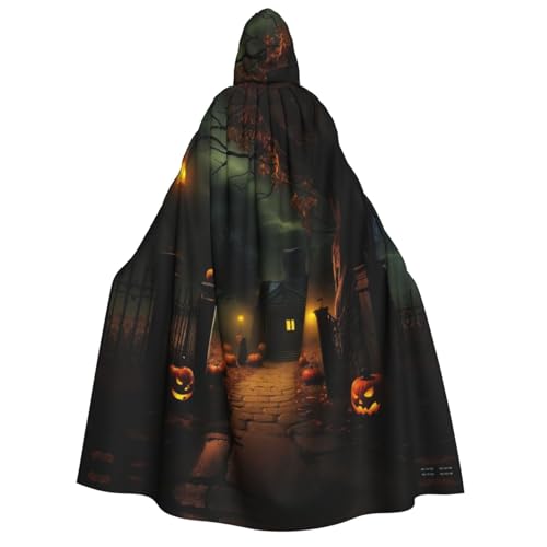 EdWal Gruseliger Halloween-Umhang mit Kapuze, Deluxe-Umhang für Erwachsene, langlebig, Cosplay, Halloween, Party, Hexenkostüm EdWal Gruseliger Halloween-Umhang mit Kapuze, Deluxe-Umhang für Erwachsene, langlebig, Cosplay, Halloween, Party, Hexenkostüm von EdWal