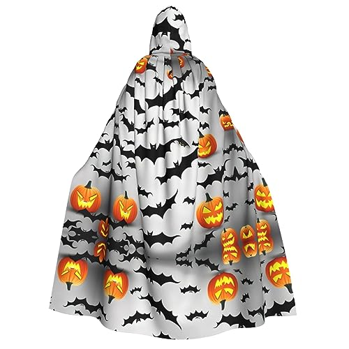 EdWal Halloween-Umhang mit fliegenden Fledermäusen, Deluxe-Umhang für Erwachsene, langlebig, Cosplay, Halloween, Party, Hexenkostüm EdWal Halloween-Umhang mit fliegenden Fledermäusen, Deluxe-Umhang für Erwachsene, langlebig, Cosplay, Halloween, Party, Hexenkostüm von EdWal