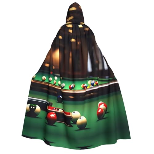 EdWal Kapuzenumhang mit Billard-Druck, Deluxe-Umhang für Erwachsene, langlebig, Cosplay, Halloween, Party, Hexenkostüm EdWal Kapuzenumhang mit Billard-Druck, Deluxe-Umhang für Erwachsene, langlebig, Cosplay, Halloween, Party, Hexenkostüm von EdWal