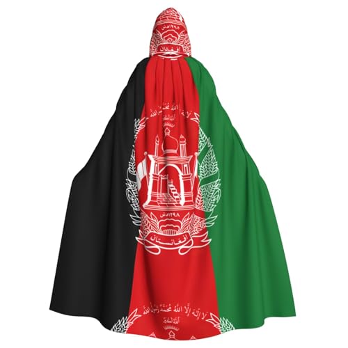 EdWal Kapuzenumhang mit Flagge von Afghanistan, für Halloween, Weihnachten, für Party, Cosplay, Kostüme, Zauberer, Kapuzenmantel EdWal Kapuzenumhang mit Flagge von Afghanistan, für Halloween, Weihnachten, für Party, Cosplay, Kostüme, Zauberer, Kapuzenmantel von EdWal