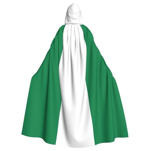 EdWal Kapuzenumhang mit Flagge von Nigeria, für Halloween, Weihnachten, für Party, Cosplay, Kostüme, Zauberer, Kapuzenmantel EdWal Kapuzenumhang mit Flagge von Nigeria, für Halloween, Weihnachten, für Party, Cosplay, Kostüme, Zauberer, Kapuzenmantel von EdWal