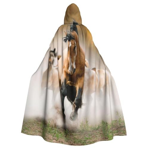 EdWal Kapuzenumhang mit Pferdemotiv, Unisex, Erwachsene, Uniform, Kapuzenmantel, für Halloween, Cosplay-Kostüme EdWal Kapuzenumhang mit Pferdemotiv, Unisex, Erwachsene, Uniform, Kapuzenmantel, für Halloween, Cosplay-Kostüme von EdWal