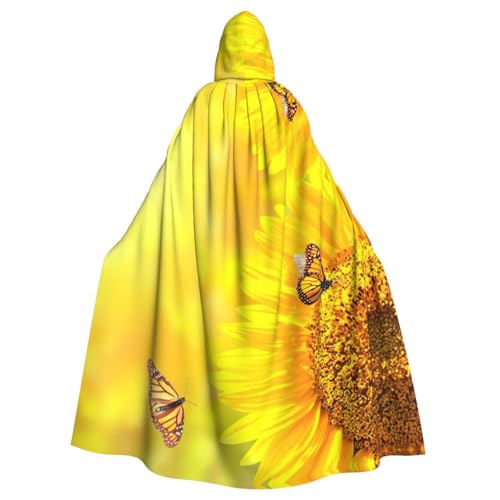 EdWal Kapuzenumhang mit Sonnenblume, Schmetterling, Sonnenblume, Sonnenblume, Sonnenblume, Sonnenblume, Sonnenblume, Schmetterling, Sonnenblume, Sonnenblume, Sonnenblume, Sonnenblume, Sonnenblum von EdWal